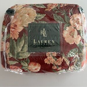 Ralph Lauren Desert Floral Bedskirt - King- CottageCore